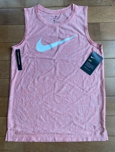 Boys Youth Nike Sleeveless Tank Top Athletic Shirt NWT Size Large L Red - Picture 1 of 6