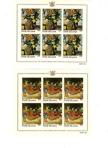 BRITISH COLONIES COOK ISLANDS 1967 SC 221 - 226 MNH MINI-SHEETS - Picture 1 of 3