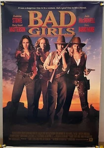 BAD GIRLS DS ROLLED ORIGINAL ONE SHEET MOVIE POSTER ANDIE MACDOWELL (1994) - Picture 1 of 1