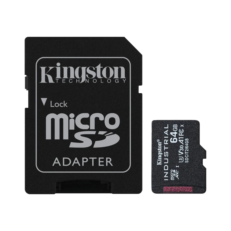Kingston Technology Industrial 64 GB MicroSDXC UHS-I Classe 10 (KTC 64GB microSD - Immagine 1 di 1