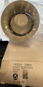 Brida y tapón de eliminación de residuos de montaje de 3 pernos Westbrass D2089-50, blanca - Imagen 1 de 1