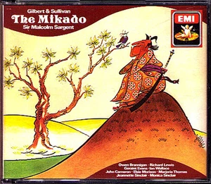 GILBERT & SULLIVAN: THE MIKADO Malcolm SARGENT 2CD Owen Brannigan Richard Lewis - Picture 1 of 1