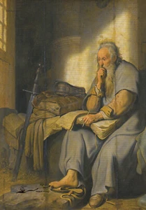 Postal: Rembrandt van Rijn - Pablo en prisión - Imagen 1 de 1