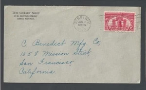 1926 Reno NV The Corset Shop W/#627 Liberty Bell - Picture 1 of 1