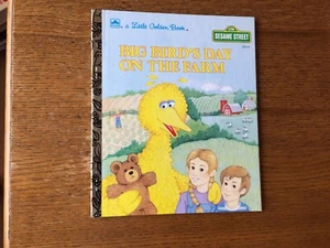 BRAND NEW / MINT / Little Golden Book Big Bird's Day on the Farm Sesame Street - Picture 1 of 1