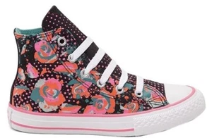 Converse All Star Hi Black/White/Aegean Aqua (Little Kid/Big Kid)Zize 5.5 Junior - Picture 1 of 1