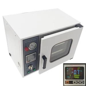 0.9 cu ft Vacuum Drying Oven Stainless Steel Chamber 50~200℃ Disinfection 600W - Picture 1 of 22