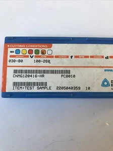 Korloy - 5 x New Carbide Turning Inserts CNMG 120416-HR PC8010 - Imagen 1 de 2