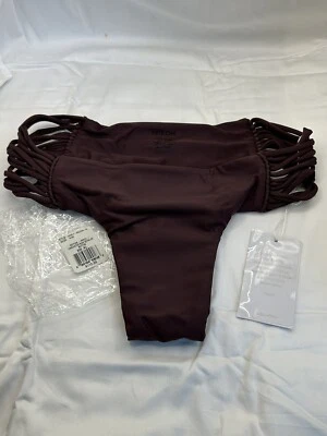Mikoh женщин вино цветной Перт бикини низ вязаные стороны размер XL новый - Изображение 1 из 4