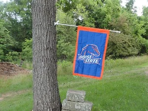 BOISE STATE UNIVERSITY HOUSE FLAG , Embroidered by Evergreen - Picture 1 of 2