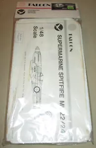 Kit Modelo Vintage Formado por Vacío Falcon - Supermarine Spitfire Mk 22/24 - Escala 1/48 - Imagen 1 de 4