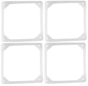 120 mm Lüfter Silikon Anti-Vibration Geräuschreduzierung Schalldämpfer Dichtung 4er Set - Bild 1 von 1