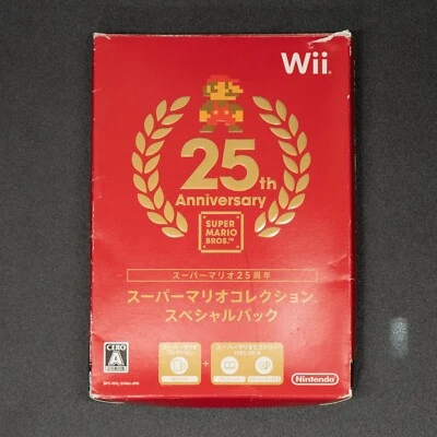 JAPANESE Super Mario Collection 25th Anniversary (Wii 2010) NTSC-J REGION LOCKED - Image 1 of 4