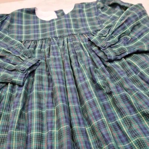 Strasburg Plaid Tartan Holiday Dress Scottish 5 Youth Christmas Pleated Green - Picture 1 of 11