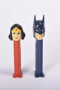 Pez Dispenser Batman Dark Knight 1998/Wonder Women 1981 {EX+} - Bild 1 von 6