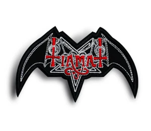 Tiamat Patch | Pentagram Swedish Gothic Symphonic Black Metal Rock Band Logo - Picture 1 of 2