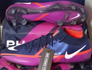 2021 Nike Phantom GT2 Elite DF FG College Navy White Cleats SZ 13 ( CZ9889-415 ) - Picture 1 of 7