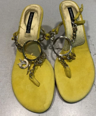 Claudia Ciuti Yellow size 7.5 heel - Image 1 of 4