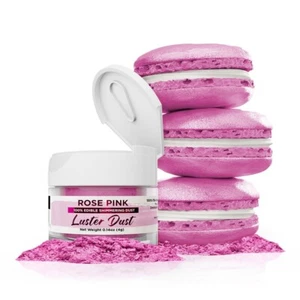 Bakell® 4g Rosé Pink Edible Luster Dust - Picture 1 of 3
