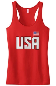 Threadrock Women's USA National Team Racerback Tank Top United States America - Bild 1 von 6