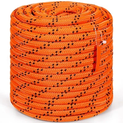 Uimoso 3/4" x 220' Arborista Árbol Escalada Cuerda Doble Trenza Poliéster 24 Hilos Foto 1 de 4