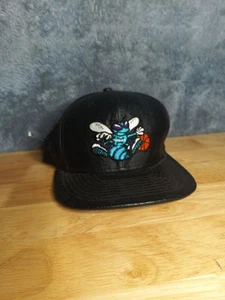 Charlotte Hornets NBA Hardwood Classics New Era 9fifty schwarz Leder verstellbar  - Bild 1 von 12