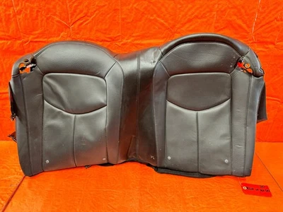 09-15 INFINITI G37 CONVERTIBLE BLACK LEATHER UPPER SEAT LOWER SKIN WRAP OEM 310 - Image 1 of 4
