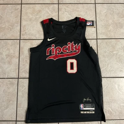 Damian Lillard Portland Trail Blazers Nike City Edition Jersey Large DX6517-010 - Image 1 of 4