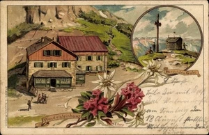 Litho Bayrischzell im Mangfallgebirge Oberbayern, Wendelsteinhaus,... - 4123084 - Bild 1 von 2