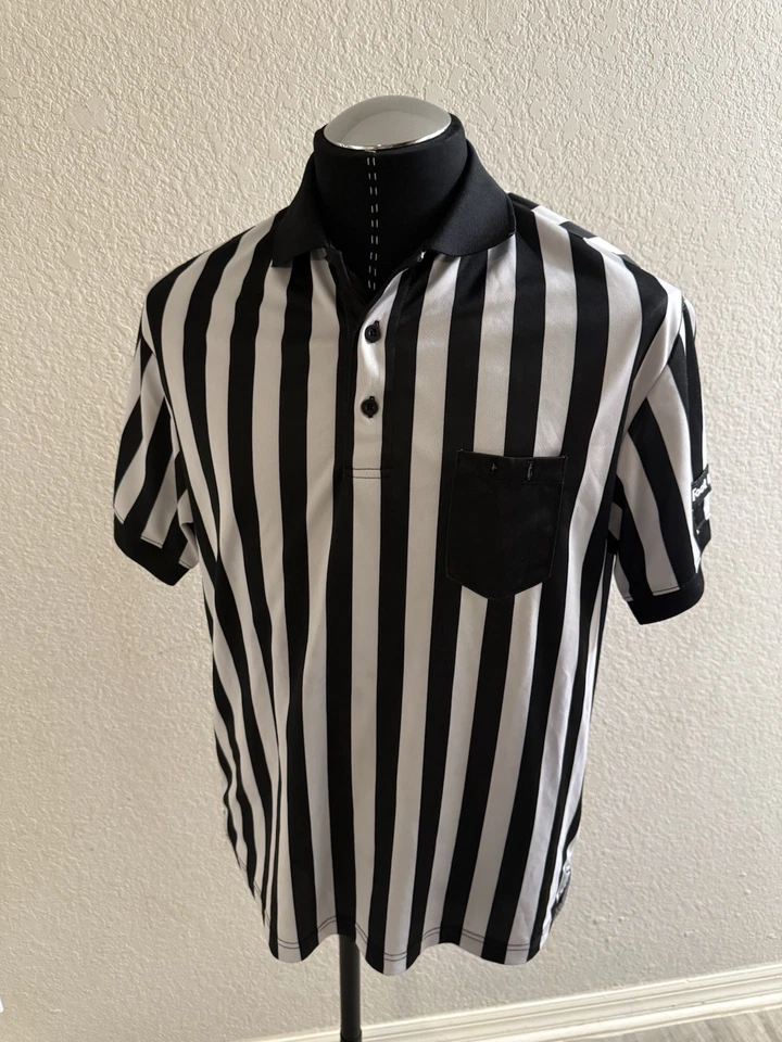Foot Locker Employee Uniform Referee Polo Shirt, Mens Size S Halloween costume - Image 1 of 4