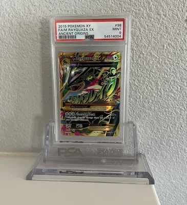 PSA 9 2015 Pokémon XY Ancient Origins MEGA M RAYQUAZA EX (Full Art) #98 - Image 1 of 4