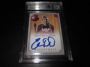 ELENA DELLE DONNE SIGNED CUSTOM TEAM USA CARD BECKETT SLAB AUTO GRADE 10-WNBA - Picture 1 of 5