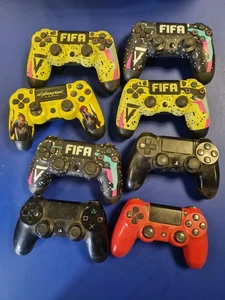 X 8 PlayStation 4 PS4 Controllers FAULTY (READ DESCRIPTION) - Picture 1 of 5