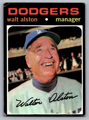 1971 Topps #567 Walt Alston - Image 1 of 2