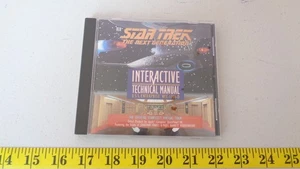 Star Trek TNG Manual Técnico Interactivo CD-ROM Juego de Computadora 1994 QuickTime - Imagen 1 de 3