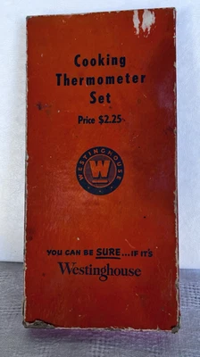 Juego de termómetros de cocina Westinghouse vintage para hacer carne, freír o dulces Foto 1 de 4