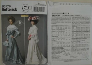 Butterick 5970 - Top, falda y cinturón de Misses: Victorian 1890s - Imagen 1 de 1