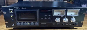 Reproductor de cinta de casete Tascam 112 MK ii Pro montable en rack audiófilo de colección - Imagen 1 de 11