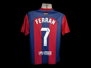 Camiseta de fútbol firmada por Ferran Torres Barcelona 23/24 certificado de autenticidad* - Imagen 1 de 4