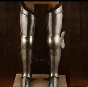 Medieval legs Chuburg knight for buhurt A set of hips anatomical greaves Armor - Picture 1 of 3