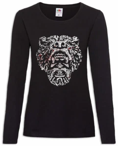 Viking Bear Head Damen Langarm T-Shirt Vikings Fun Valhall Odin Odhin Thor - Picture 1 of 1