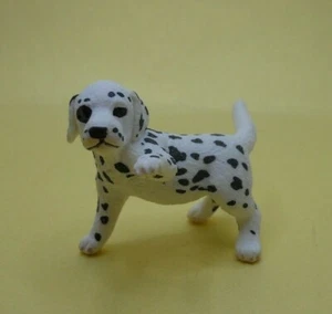 SCHLEICH aus SCHLÜMPFE 16839 HUND DOG DALMATINER BABY hochgezogenes Bein pensioniert - Bild 1 von 2