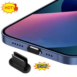 Fiche Anti Poussière pour 15 Pro Max Port de Charge Bouchon Téléphone Portable Protect Prof X7Q5 - Photo 1 sur 13