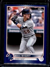 2022 Topps Series 1 - [Base] - Royal Blue #148 - Zack Short rc