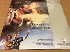 Everybody's All-American Laserdisc Dennis Quaid, Jessica Lange SEALED BRAND NEW