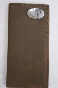 ZEP-PRO Palmetto Tree Crazy Horse Leather Roper WALLET ONLY NO BOX - Picture 1 of 11