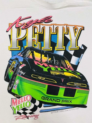 Vintage 1994 Kyle Petty Neon Mello Yello Nascar Winston Cup Unisex T-Shirt S-3XL Cover