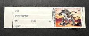 WTDstamps - 1991 OKLAHOMA - State Duck Stamp - Mint OG NH **HUNTER TYPE** - Picture 1 of 2