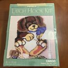 Roly Poly Puppy #R030 Natura Caron Latch Hook Kit 20"x27" Complete Kit - NEW