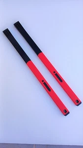 2 MANICI IN RESINA PER ACCETTA IN FIBRA OCCHIO RETTANGOLARE LUNGHEZZA 55 CM - Foto 1 di 1
